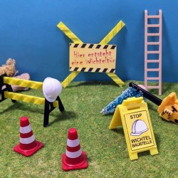 Miniatur Wichtel Baustelle...