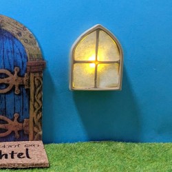 Wichtel Fenster mit LED...