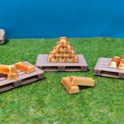 3 Stück Holzpaletten mit...