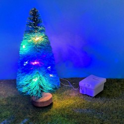 Beleuchteter Weihnachtsbaum...